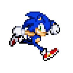 Sonic shadow and silver pixel art