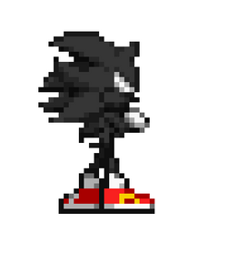 Pixilart - Dark sonic by Sonic-Gamer