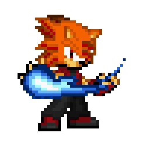 Pixilart - Sonic 1 : runing sprite with Gron by AaRon-The-Hedge