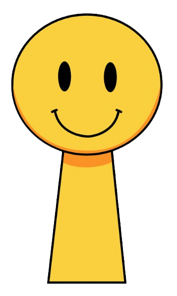 絵 no.8 (smile) wonky smiley face