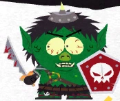 Original fighting combat appearance of Orcs.