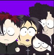 The original version of the Goth Kids' Facebook profile icon.