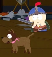 Stan with Sparky, fighting the New Kid during "Attack the School".