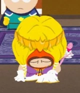 Kenny indicating to the player to use the buddy command.