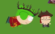 Kyle using his "Summon Elemental" ability.