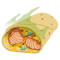 Tex itemicon cheesy shrimparito burrito