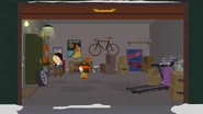 Toolshed seen tinkering with his tools in his house's garage on Day 3 in-game.
