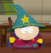 Cartman at the New Kid's house.