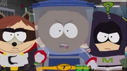Tupperware confronting Jared on what were the cops doing to the black people after defeating him.