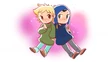 Craig and Tweek; Heart Peeps