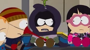 Mysterion quietly admitting that he is one of them who causes the death of Dr. Mephesto's son.