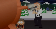 Harrison Yates blowing up up the South Park police hall. (E3 2013 trailer)