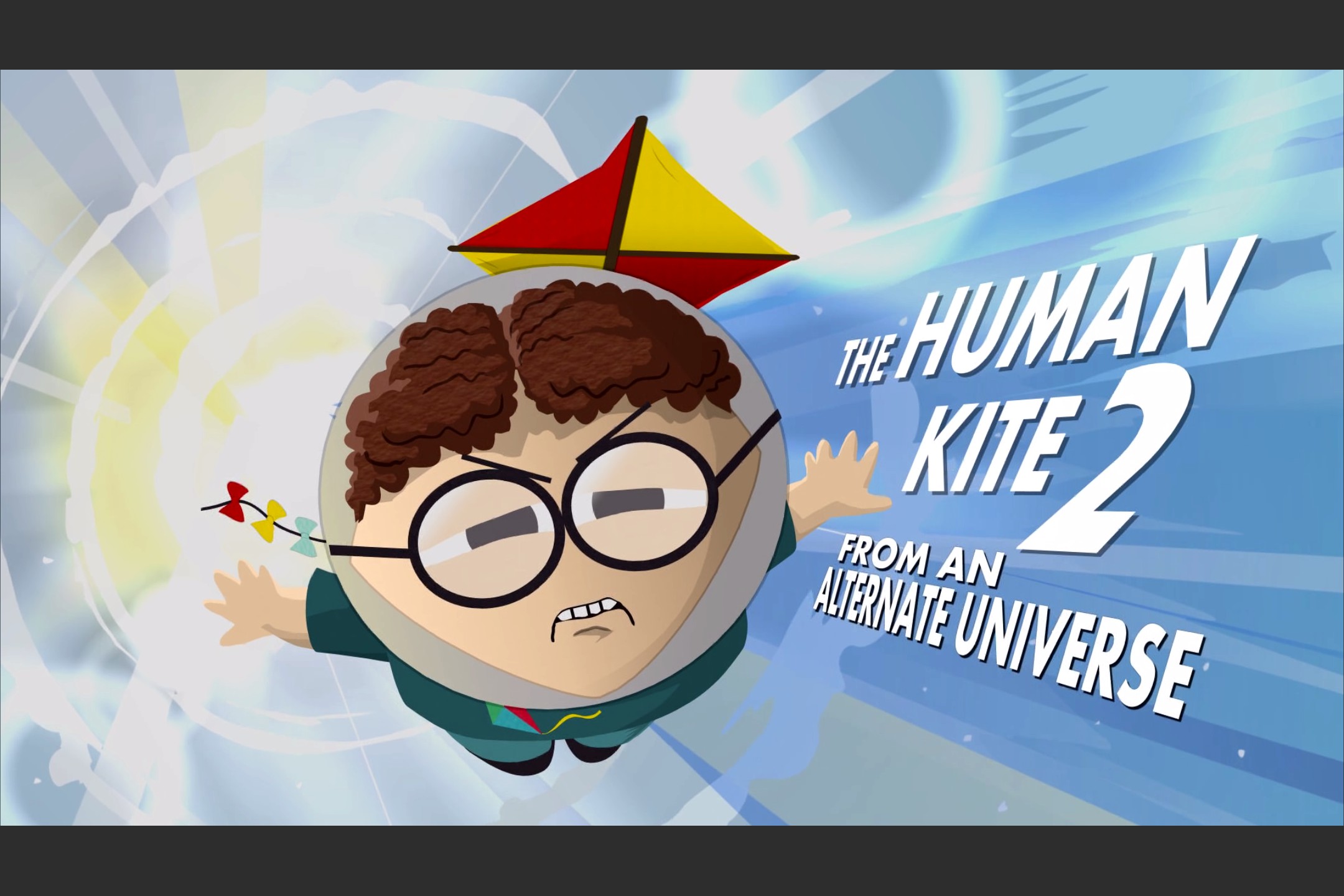human kite and