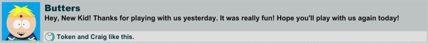 Butters facebook message 3