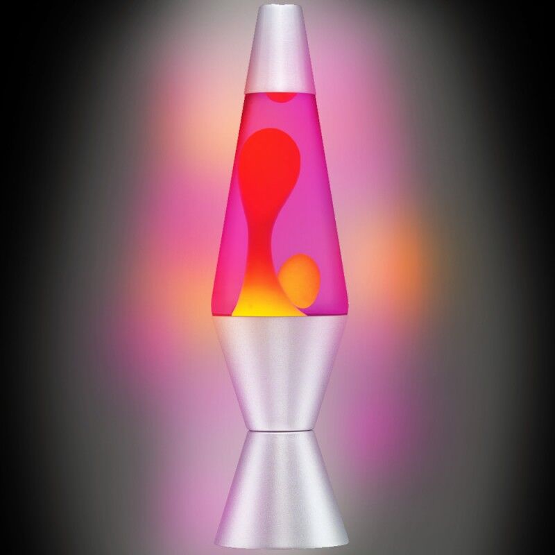 Orange and deals pink lava lamp