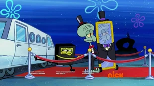 Kalamarko i Spužva Bob na otvorenju galerije