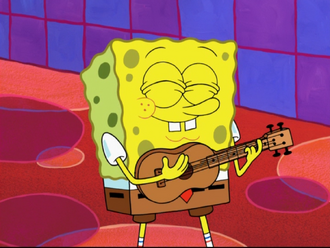 Spužva Bob svira ukulele