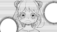 Young Anya crying