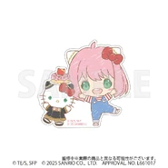 Die-cut Sticker Anya Forger & Hello Kitty A