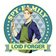 Cleaning Loid Forger Travel Sticker