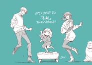 1st cour ED illustration by director Atsushi Nishigori