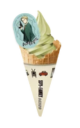 Loid's Rice Malt Matcha Soft Serve Ice Cream (ロイドの⽶麹抹茶ソフトクリーム, Roido no Mǐ Kōji Matcha Sofuto Kurīmu?)
