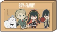 Loid, Yor, Bond, and Yuri Rubber Key Holder