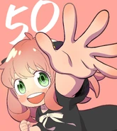 Special Illustration to celebrate 500,000 followers on the official Twitter account by Kyoji Asano