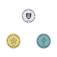 Set of 3 Mini Tin Badgesd (ミニミニ缶バッジ３個セット, Mini Mini Kan Bajji 3-ko Setto?)