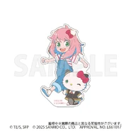 Die-cut Sticker Anya Forger & Hello Kitty B