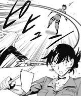 Hemlock cuts Yor's neck