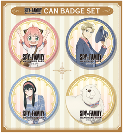 Anya & Damjan Drawing Square metal badge Set AnimeJapan 2023 Ver. SPY× FAMILY AnimeJapan 2023 Goods, Goods / Accessories