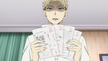 Loid telling Anya she barely passed