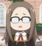Connie's brown hair