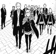 Imperial Scholars going to the Imperial Scholars mixer