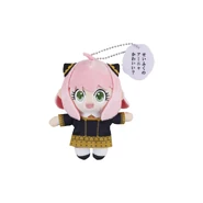 Anya Mascot with Serif Charm Quote "Do I look cute in my uniform?" (アーニャのセリフチャーム付きますこっと　せいふくのアーニャかわいい？, Ānya no Serifu Chāmu Tsukimasu Kotto Seifuku no Ānya kawaī??)
