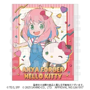 Canvas Board Anya Forger & Hello Kitty