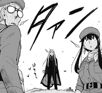 Yor, Matthew, and Hemlock hear the poachers' gunshot
