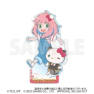 Big Acrylic Stand Anya Forger & Hello Kitty