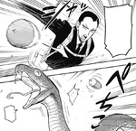Jeeves defuses the snake