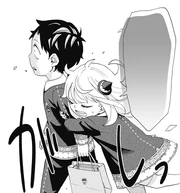 Anya stops Damian from leaving with the cakes
