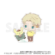 Die-cut Sticker Loid Forger & Pompompurin
