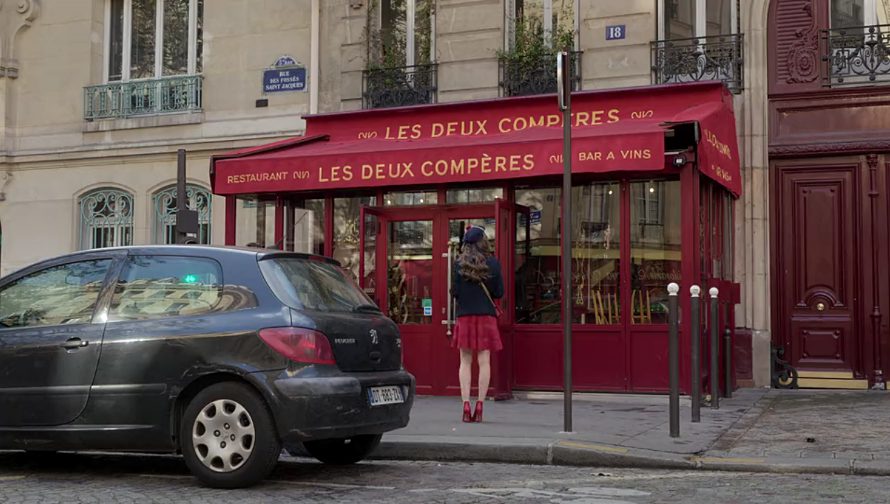 The restaurant L'esprit du Luberon in Emily in Paris - Fantrippers