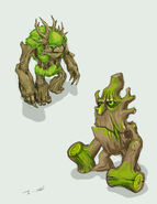 Early Stump Smash concept art by I-Wei Huang