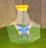 Бутыль с бабочкой