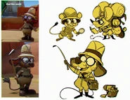 Design concepts of Gus in the Spyro Reignited Trilogy by Shaun Bryant