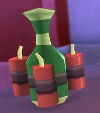 Бутылка с динамитом