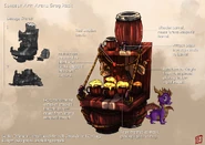 A grog rack profile by Roderick Wong[1]