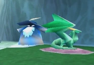 Спрятался за статуей Лукаса, но был нагнан