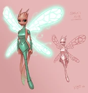 Nina concept art by Richard Lyons